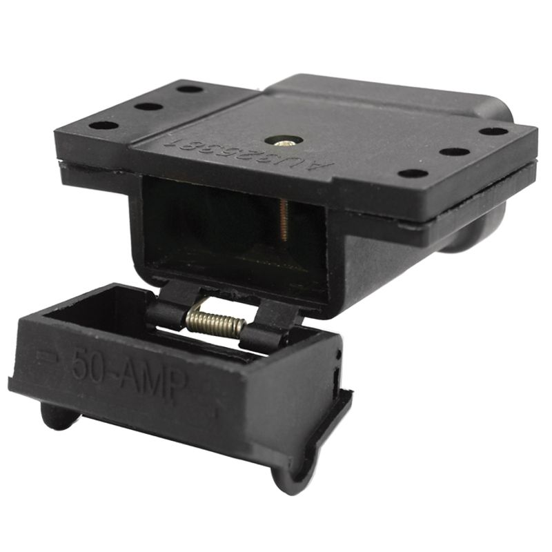 Spring Loaded Thread Cover Anderson Plug Cover 50A Spring Loaded Cover - Black – 4x4industries