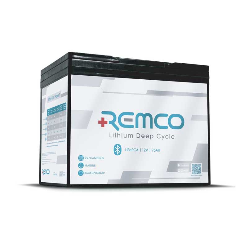 REMCO RM12-105LFP 12V 105Ah Lithium Deep Cycle Battery – Bluetooth, Smart BMS, IP65 Rated