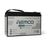 REMCO RM12-130LFP 12V 130Ah Lithium Deep Cycle Battery – Bluetooth, 3000+ Cycles, Smart BMS