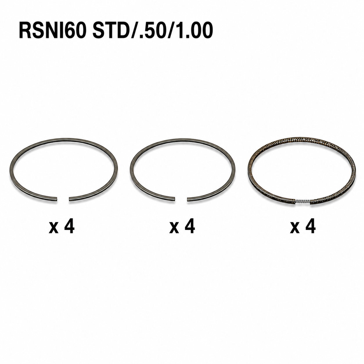 Piston Ring Set - Nissan Navara YD25DDTi D40M (2010-2015)