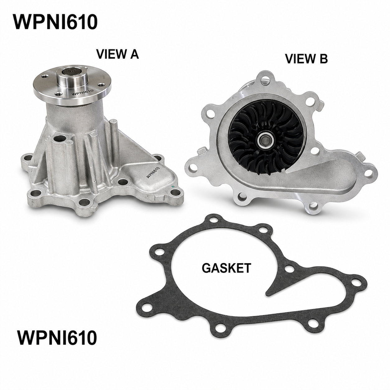 Water Pump Assembly - Nissan Navara YD25DDTi D40M (2010-2015)