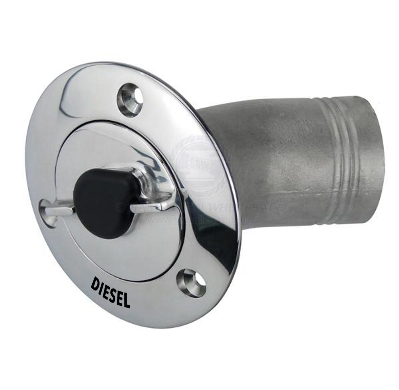 50mm Fuel Filler Relocation Kit - Lockable Stainless Steel