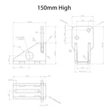 Tray to Chassis Mount - Universal