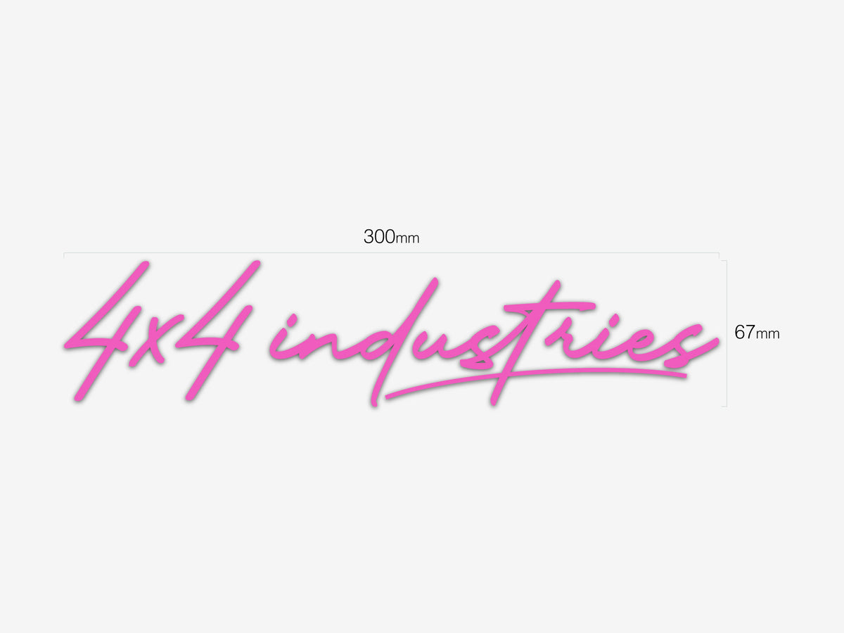 Cursive Team Decal 4 Pack Wood Cursive Alphabet Unfinished Large Letter ...